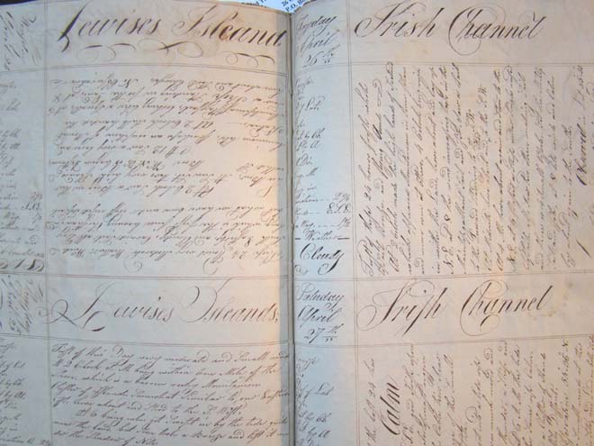 Seth Barlow's Journal made 'for his own amusement' aboard the 'Good Brig Nancy' covering a cruise from New York to Norway and on to Ireland March 26, 1810 to May 20, 1811. — image 8